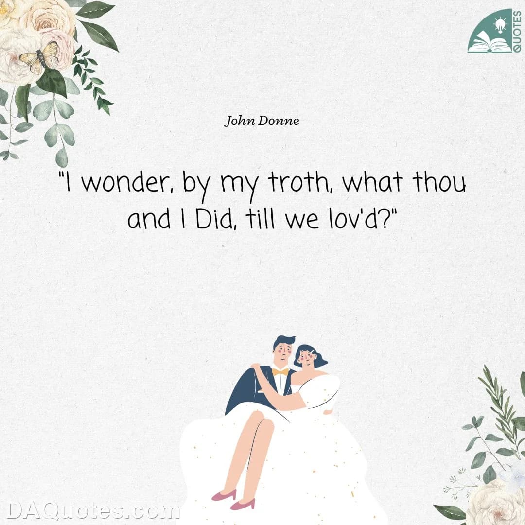 john donne Quotes Wedding Poetry